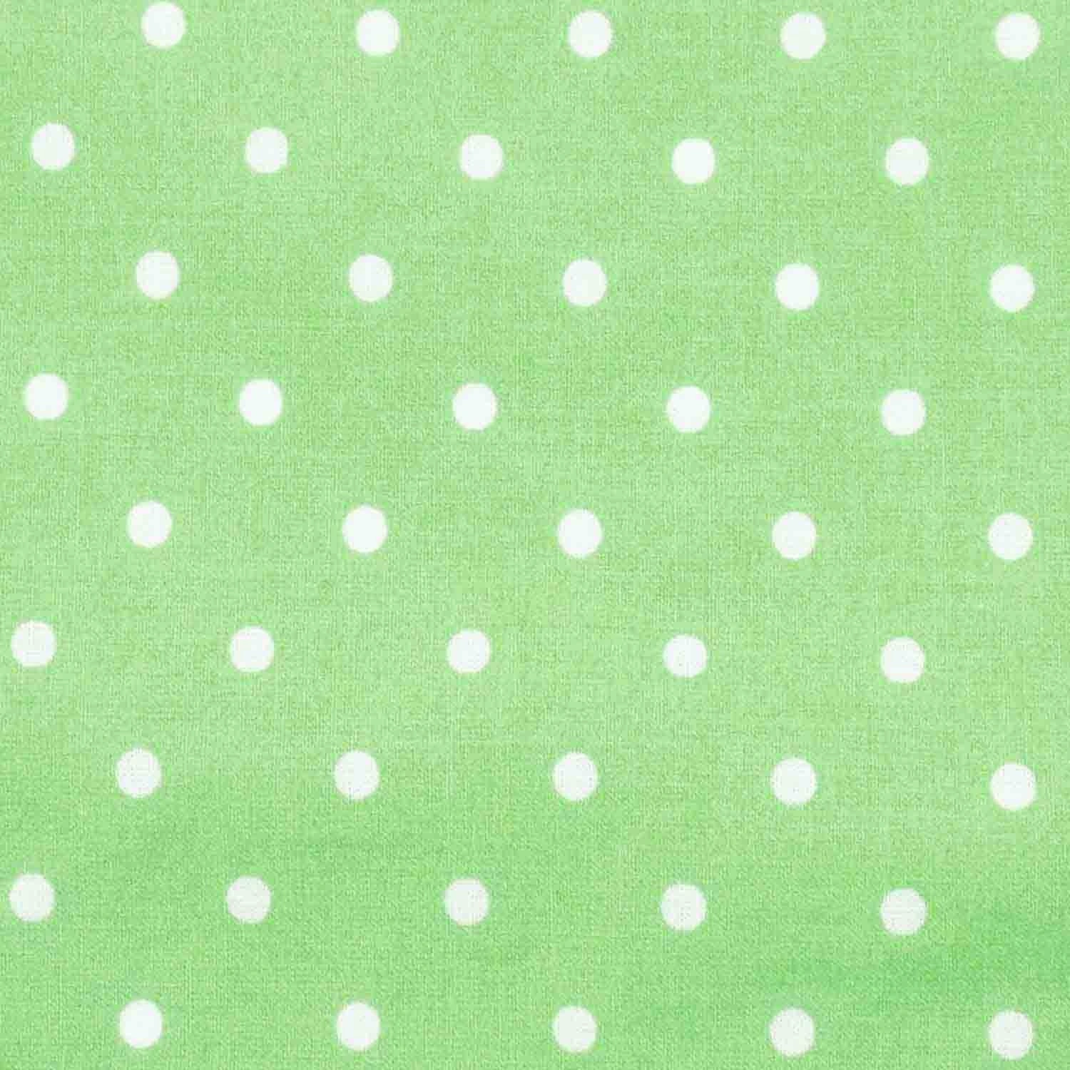 Lime Green Polka Dot Basket Liner: Charming and Chic for Your Home.