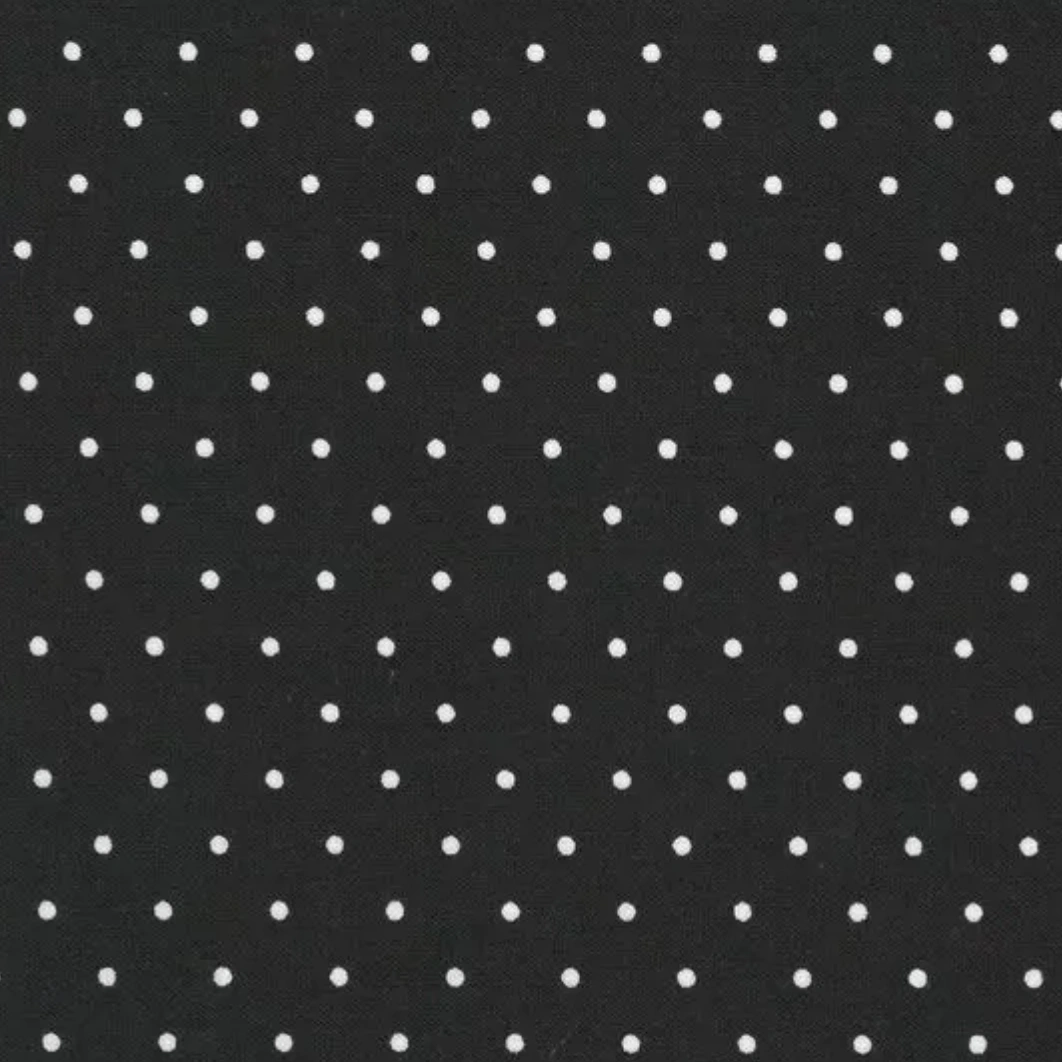 Spot On Lovely Basket Liner A Touch of Monochrome Magic for Your Bits and Bobs